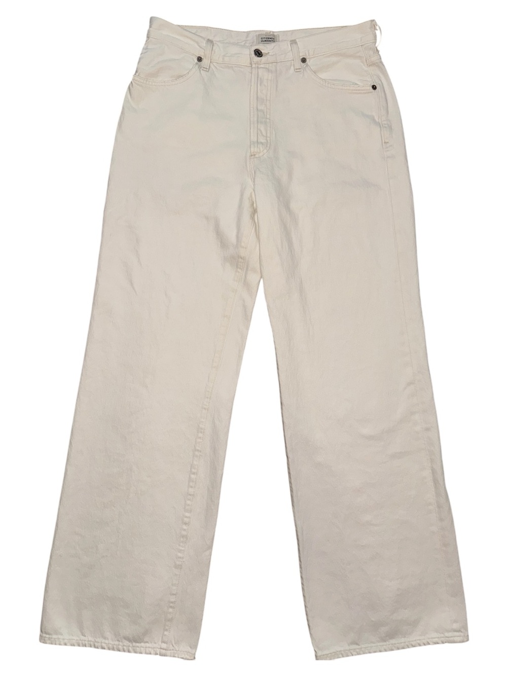 Citizens of Humanity Annina White High Rise Wide Leg Jeans Size 30 EUC